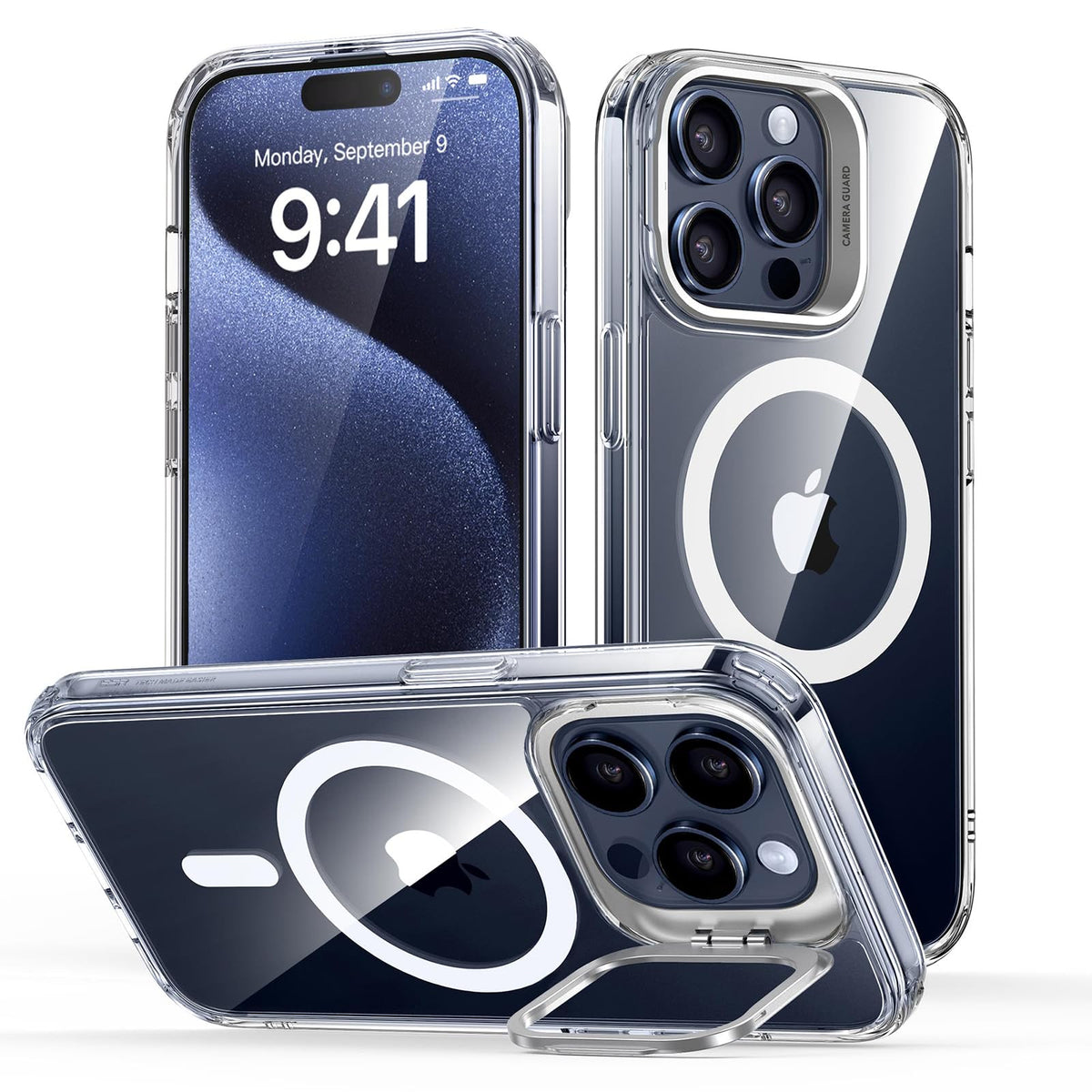 ESR Classic Hybrid for iPhone 18 Pro Max/17 Pro Max Case with Flex Stand