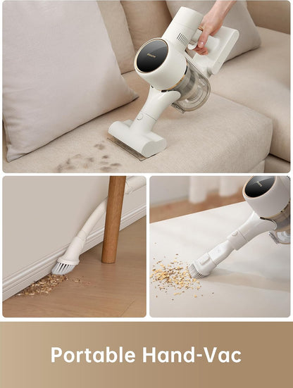 DREAME R10 Cordless Stick Vacuum Cleaner for Home Powerful 120AW Suction