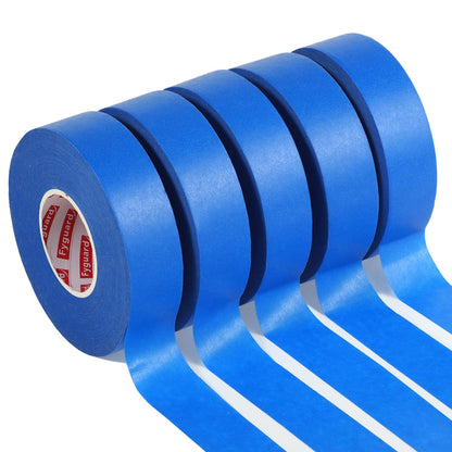 5 Rolls Painters Tape Blue, 36mm x 50m, UV & Heat Resistant