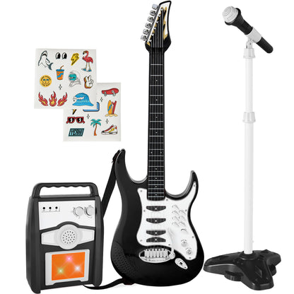 Best Choice Products Kids Guitar Set with Microphone & Amp, Pink