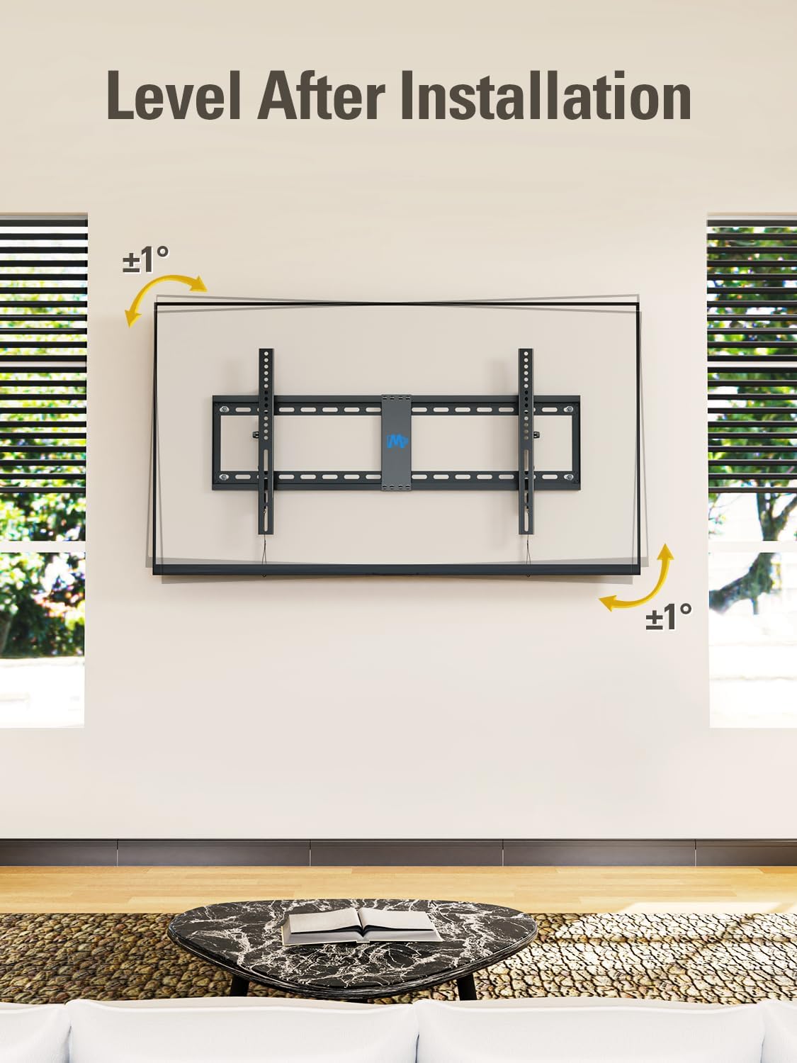 Mounting Dream TV Wall Mount for 42-86 Inch TVs, Tilting TV Mount Bracket