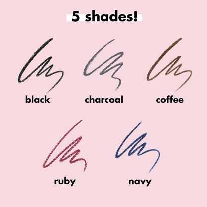 e.l.f. No Budge Retractable Eyeliner, Creamy, Ultra-Pigmented & Waterproof, Creates Bold & Defined Lines, Vegan & Cruelty-Free, Navy