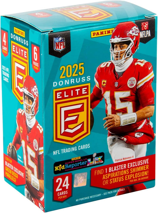 2025 Panini Donruss Elite Football Trading Cards Blaster Box