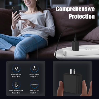 Type C Charger Fast Charging,4Pack 25W Super USB C Fast Charger Block