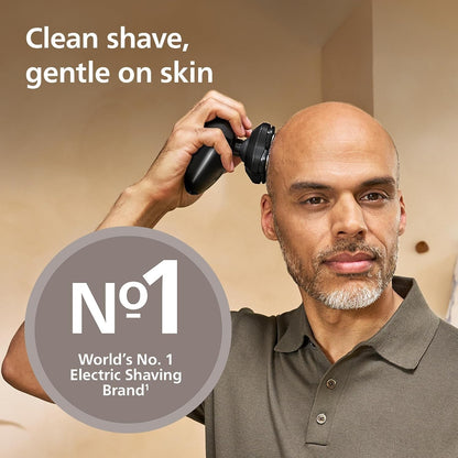 Philips Head Shaver Pro Skull Shaver for Men and Women, 360° Flexing Head & ComfortCut Blades for Clean Shave, Gentle on Skin Wet or Dry Use