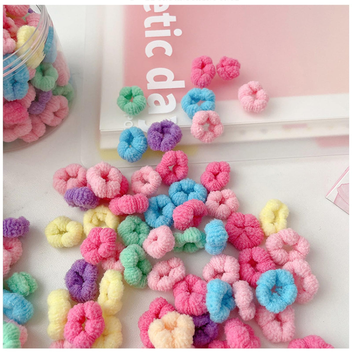 200PCS Baby Hair Ties,Small Hair Ties for Baby Girls Toddlers