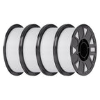 Creality PETG Filament 1.75mm 4KG, Black+White+Blue+Red, Total 4-Pack