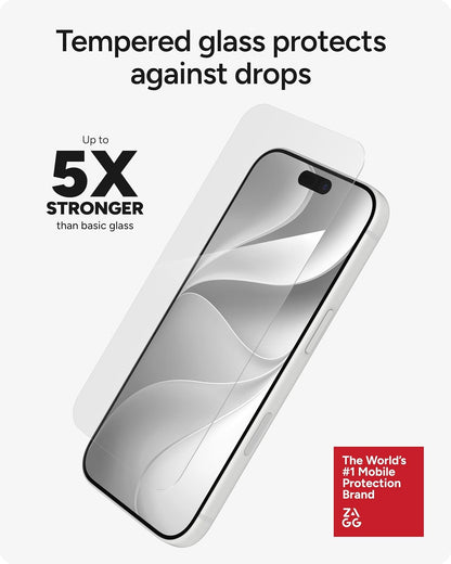 ZAGG Glass Elite Screen Protector for iPhone 17 Pro/ 18 Pro