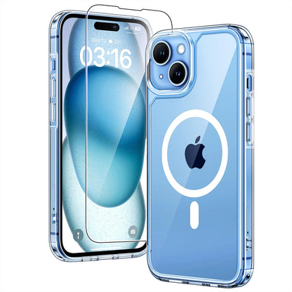 TAURI for iPhone 16 Pro Case, Compatible with MagSafe, Clear