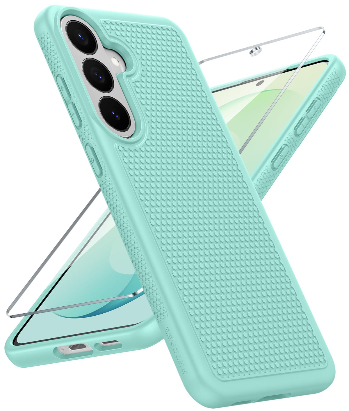 FNTCASE for Google Pixel 9a Case: Green Non Slip Textured