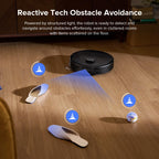 roborock Qrevo CurvX Robot Vacuum and Mop, 22,000Pa Suction