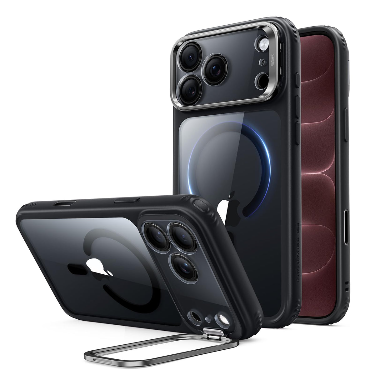 ESR Classic Hybrid for iPhone 18 Pro Max/17 Pro Max Case with Flex Stand