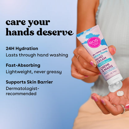 eos Shea Better Hand Cream - Vanilla Cashmere, Instant Hydration, 2.5 oz