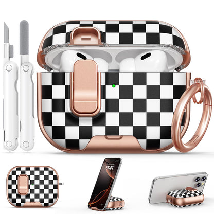 for AirPods Pro 2nd/1st Case (2023-2019)-Purple Bell Flower