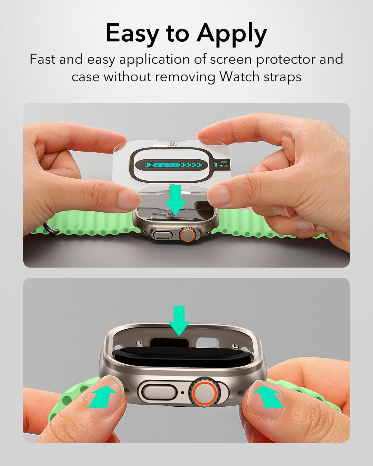 ESR for Apple Watch Ultra 4 (2026)/3/2/Ultra Case with Screen Protector