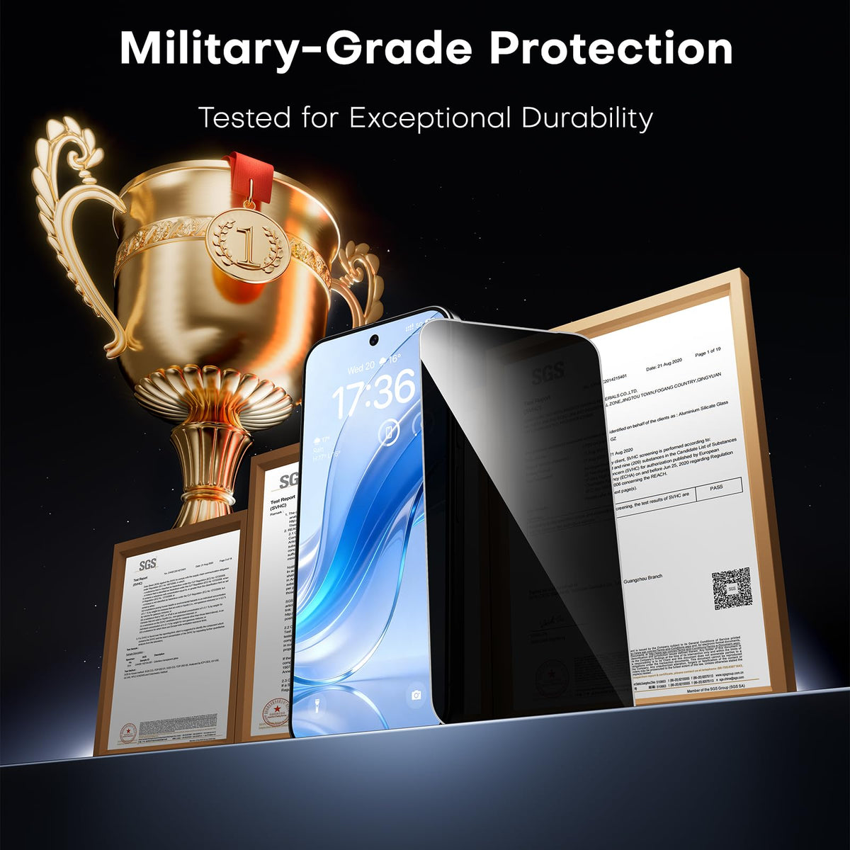 TAURI 2 Pack for Samsung Galaxy Z Fold 8 Ultra Privacy Screen Protector
