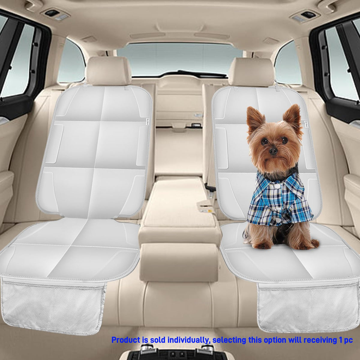Meolsaek Car Seat Protector for Child Car Seat，Non-Slip Backing No Imprints