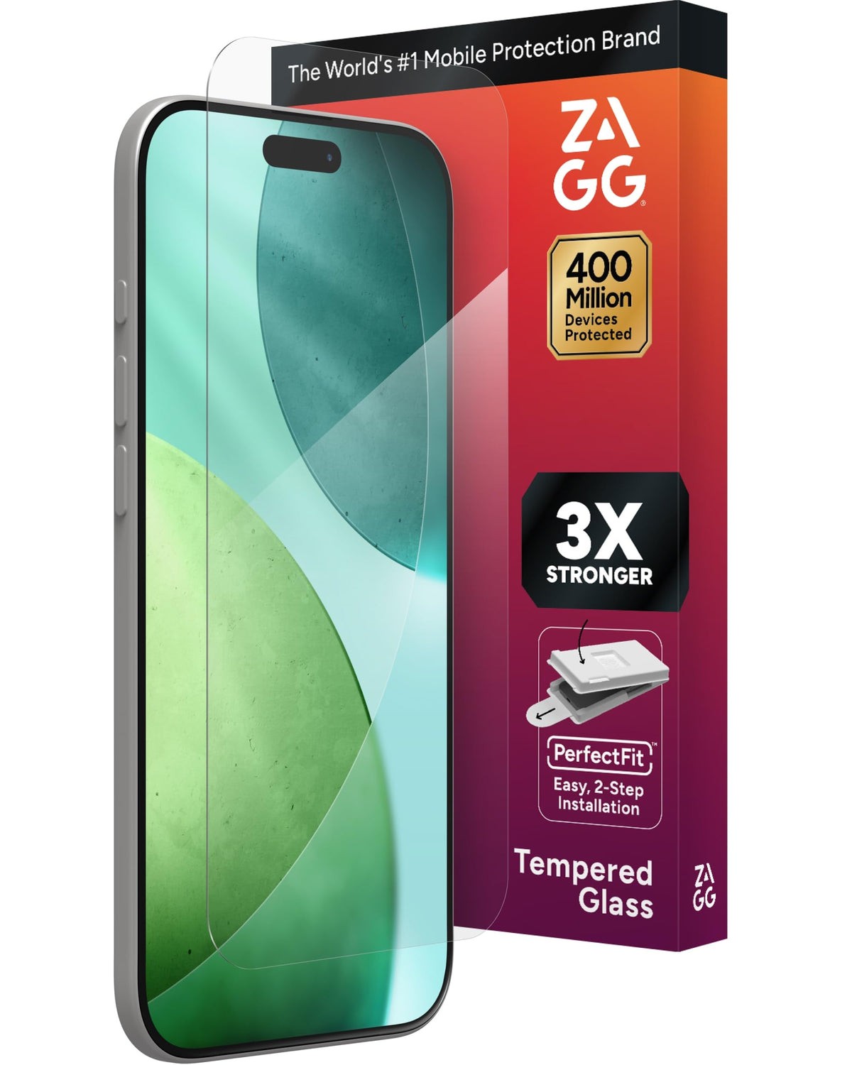 ZAGG Glass+ Screen Protector for iPhone 17