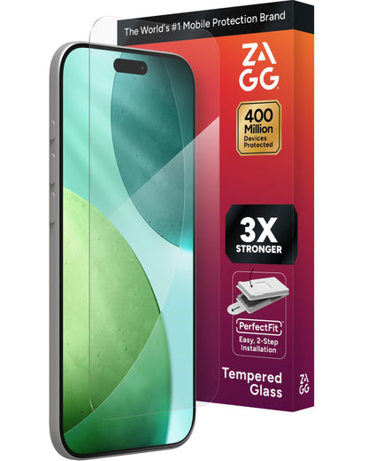 ZAGG Glass+ Screen Protector for iPhone 17