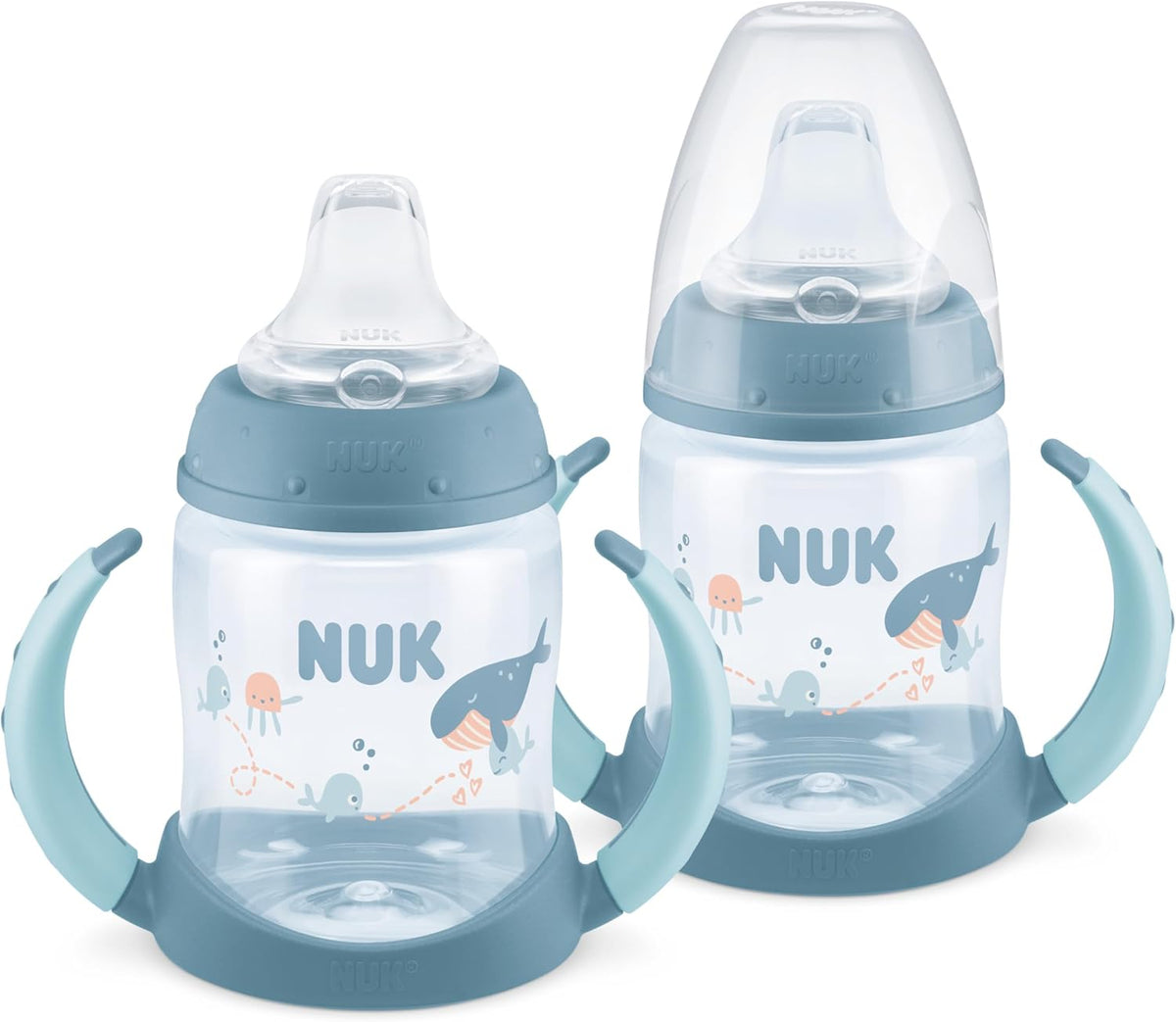 NUK Learner Sippy Cup, 5oz, 2-Pack, Blue