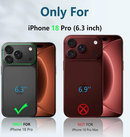 FNTCASE for iPhone 16 Case with Belt Clip and Built-in Screen Protector