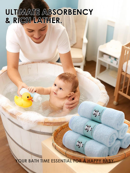 HIPHOP PANDA Soft Baby Washcloths, 2-Layer, 30 Pack Newborn Gift Set
