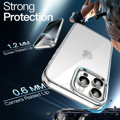 JETech Case for iPhone 16, Anti-Yellowing, Clear