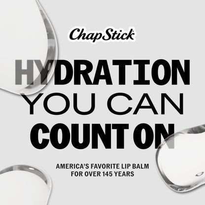 ChapStick Moisturizer Original Lip Balm Tubes, SPF 15 and Skin Protectant - 0.15 Oz (Pack of 3)