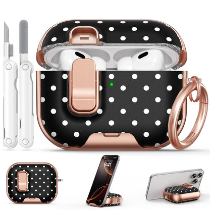 for AirPods Pro 2nd/1st Case (2023-2019)-Purple Bell Flower