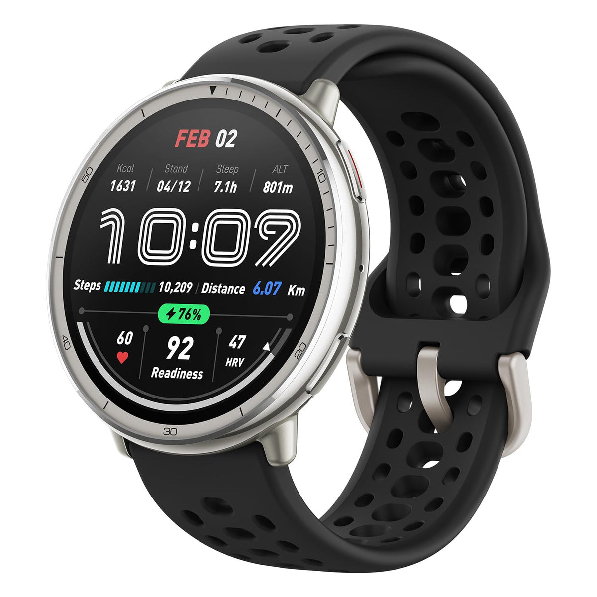 Amazfit Active 2 Premium Smart Watch 1.32" Sapphire Glass, GPS, iOS/Android