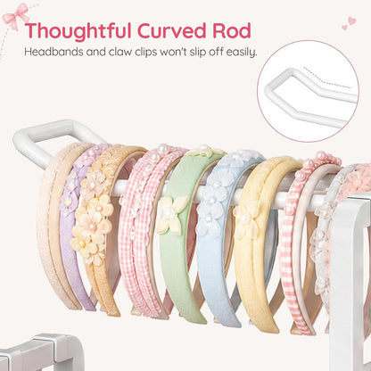 HOOBRO Headband Holder Stand for Girls Women, Hair Accessories Organizer