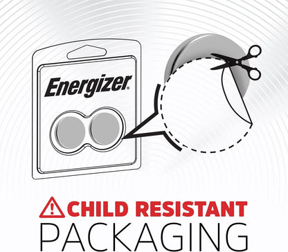 Energizer CR2025 Batteries (4 Pack) - Lithium 3V Coin Battery