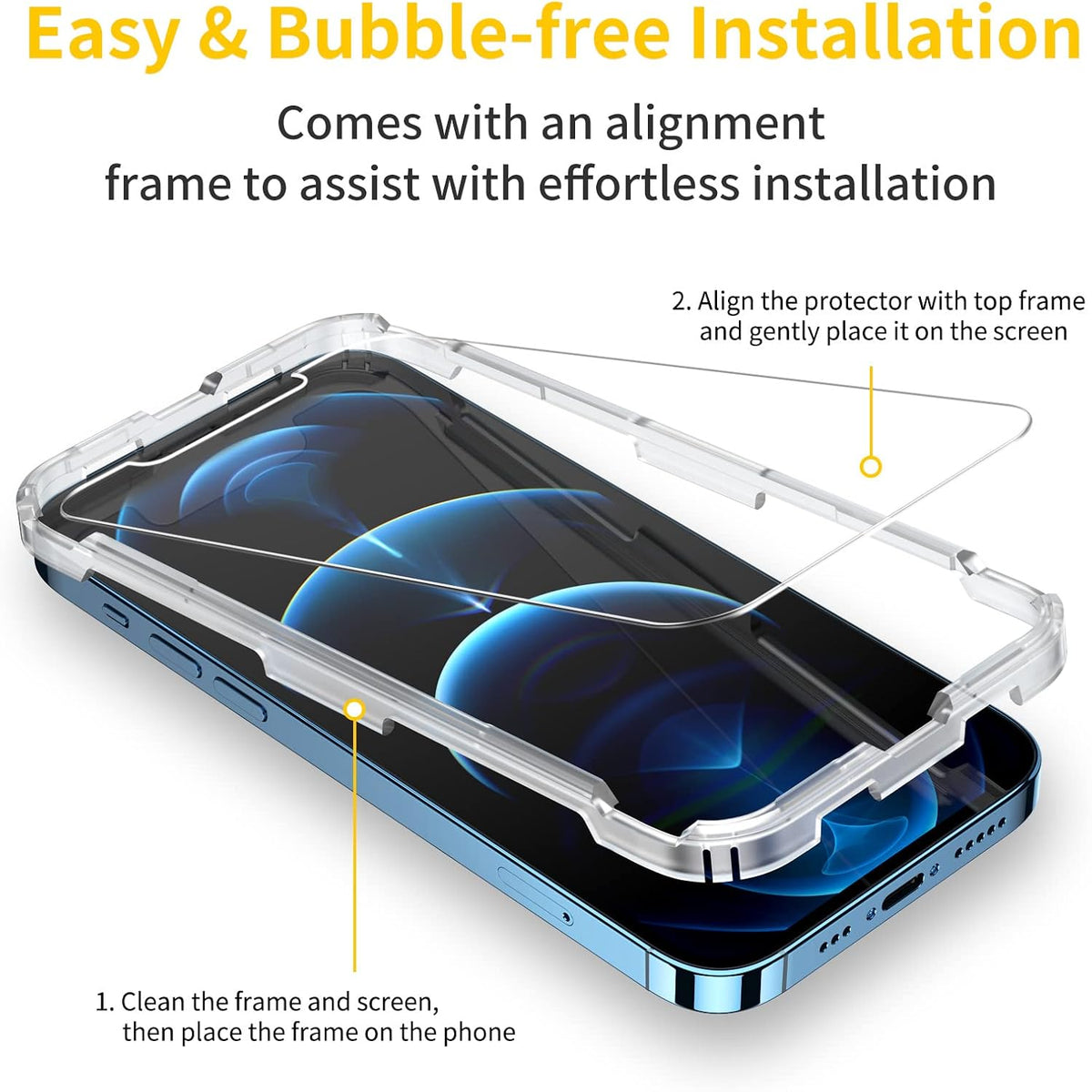 UNBREAKcable 3-Pack Screen Protector for iPhone SE 2022/SE 2020, iPhone 8/7
