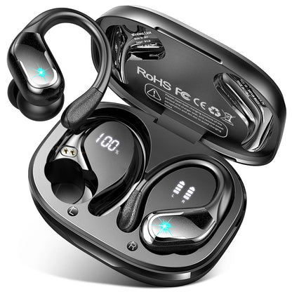 Wireless Earbuds Sports, 75Hrs Bluetooth 5.4 Headphones, Bass Hi-Fi Stereo
