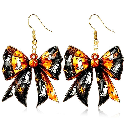 Hocus Pocus Earrings for Women Spooky Witch Halloween Pumpkin Earrings Halloween Accessories Witch Jewelry