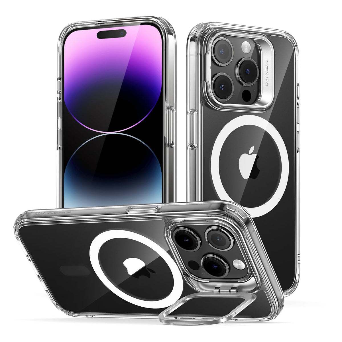 ESR Classic Hybrid for iPhone 18 Pro Max/17 Pro Max Case with Flex Stand