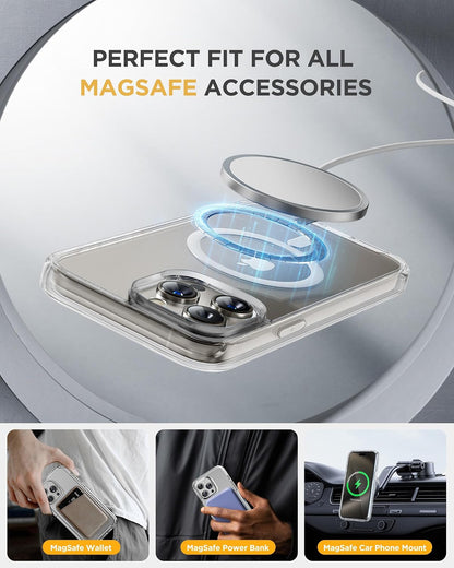 Miracase for iPhone 17 Pro Privacy Series Case, Magsafe, Deep Blue