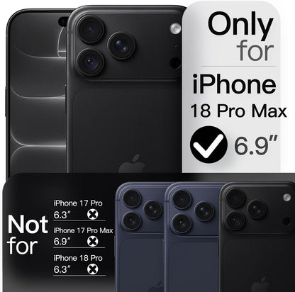JETech Magnetic Slim Case for iPhone 18 Pro, Dark Cherry