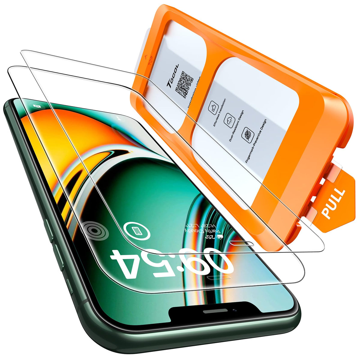 TOCOL for iPhone 17 Screen Protector, Easy Installation
