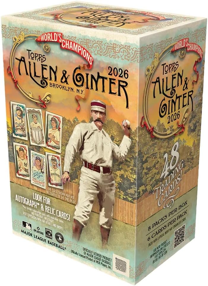 2026 Topps Allen & Ginter Baseball Factory Sealed Blaster Box – 8 Packs