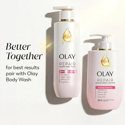 Olay Super Serum Hand & Body Lotion, Luminous & Resilient Skin, 17 fl oz