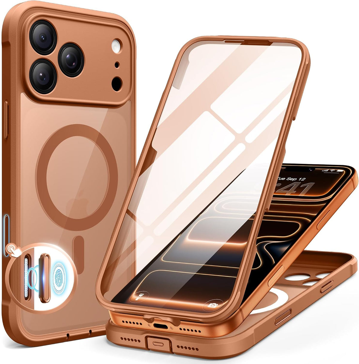 BERFY for iPhone 16 Pro Max Case, Fit for MagSafe