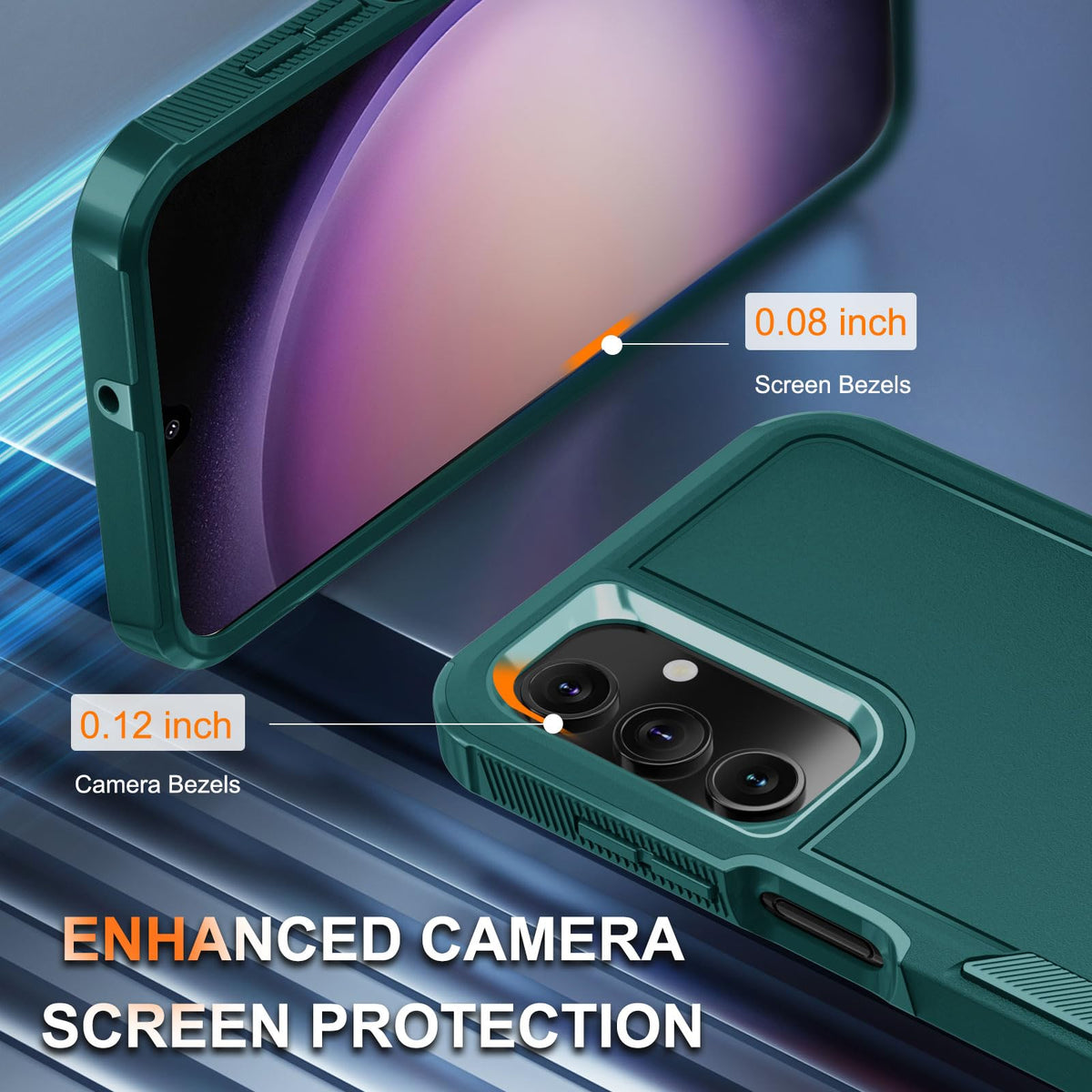 Case for Samsung Galaxy A16 5G,Full Body Heavy Duty Cover,Mint Green
