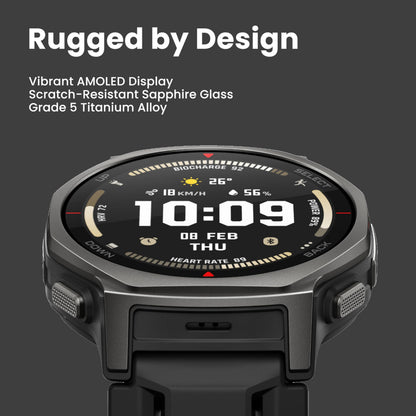 Amazfit T-Rex 3 Pro Smart Watch, 1.5" AMOLED Sapphire Glass, iOS/Android
