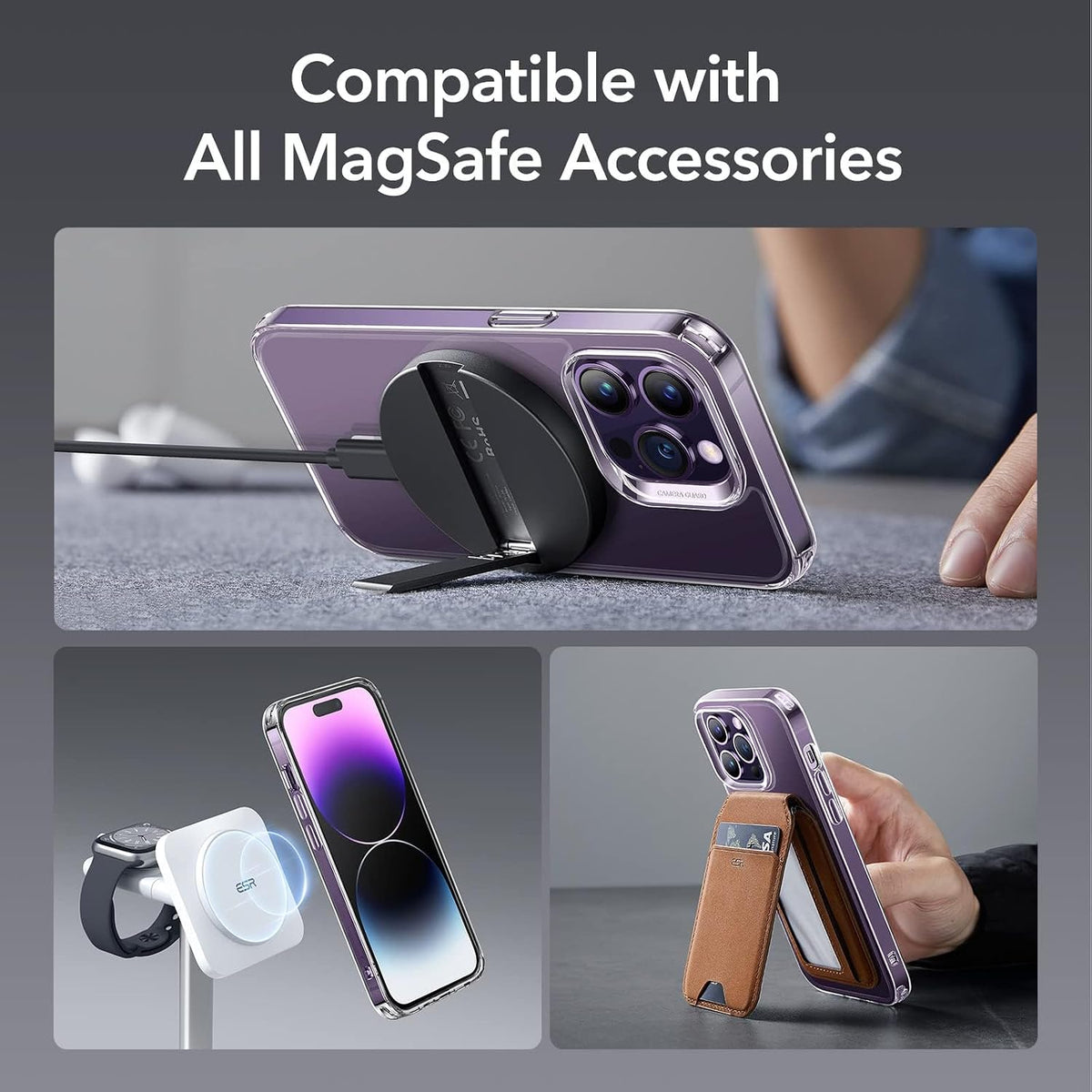 ESR Classic Hybrid for iPhone 15 Pro Max Case, Clear