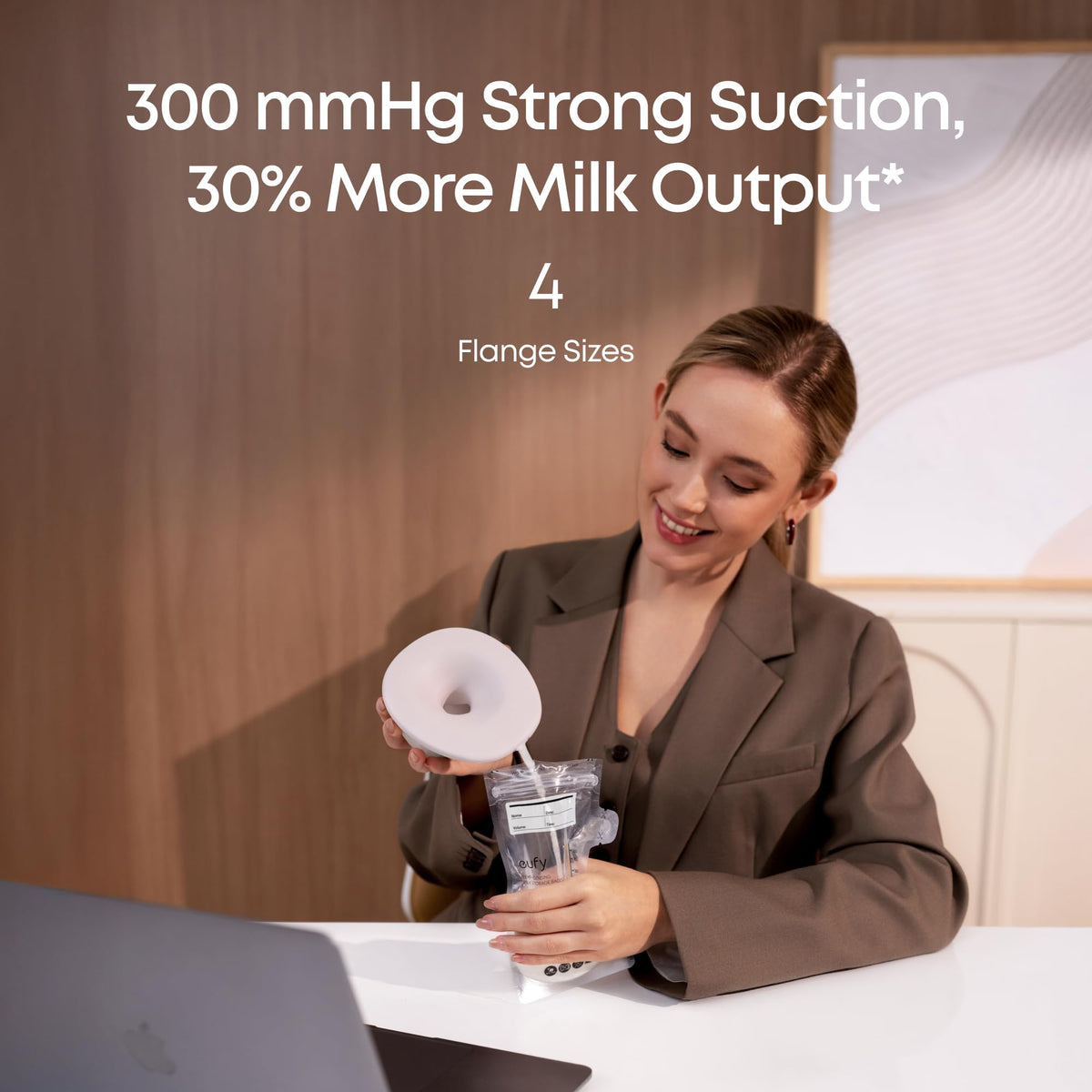 eufy Breast Pump E10/E20/S1/S1 Pro, Duckbill Valves (4-Pack)