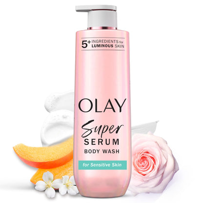 Olay Super Serum Body Wash for Women, For Extra Dry Skin, 28 fl oz