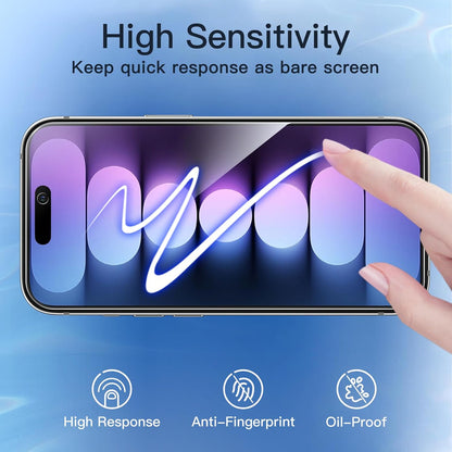 JETech Privacy Screen Protector for iPhone 16 Pro Max, 2-Pack