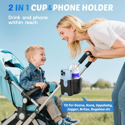 2-Pack Cup Holder for Walker: Wheelchair Cup Holder for Seniors and Adults