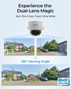 REOLINK Duo 2V PoE 8MP Dual-Lens PoE Camera with IK10 Vandal-Proof